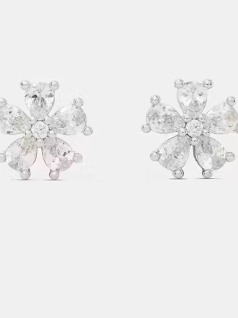 Kate Spade You’re a Gem Flower Stud Cubic Zirconia Earrings